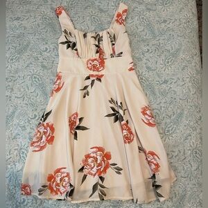 Pretty Floral Mini Dress